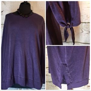 TIE SLEEVE “EST 1945” brand top